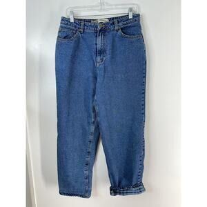 Gander Mountain Guide Series Flannel Lined Denim Blue Jeans Women's Size 12